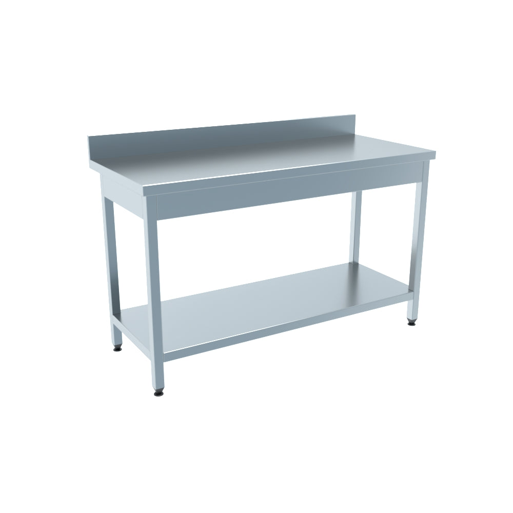 Arbeitstisch Profi 600 / mit Grundboden & Aufkantung B:1400