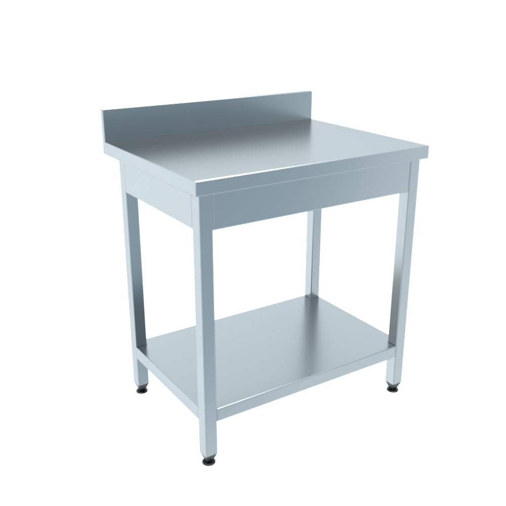 Arbeitstisch Profi 600 / mit Grundboden & Aufkantung B:800