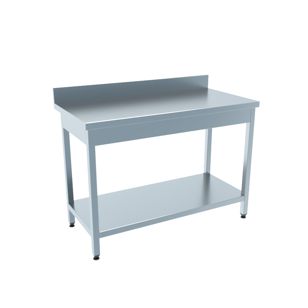 Arbeitstisch Profi 600 / mit Grundboden & Aufkantung B:1200