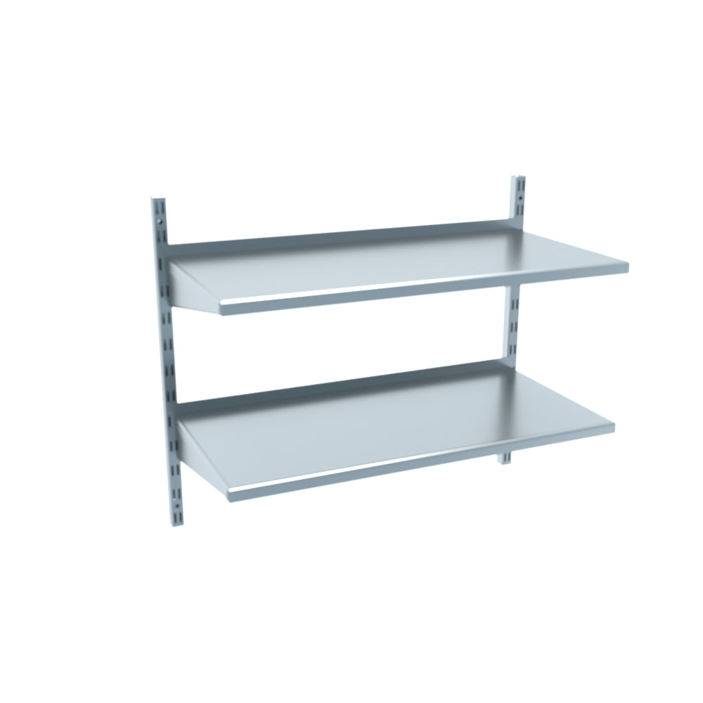 Wandbord 300 inkl. Konsolen zur Wandbefestigung / 2 Etage B:600