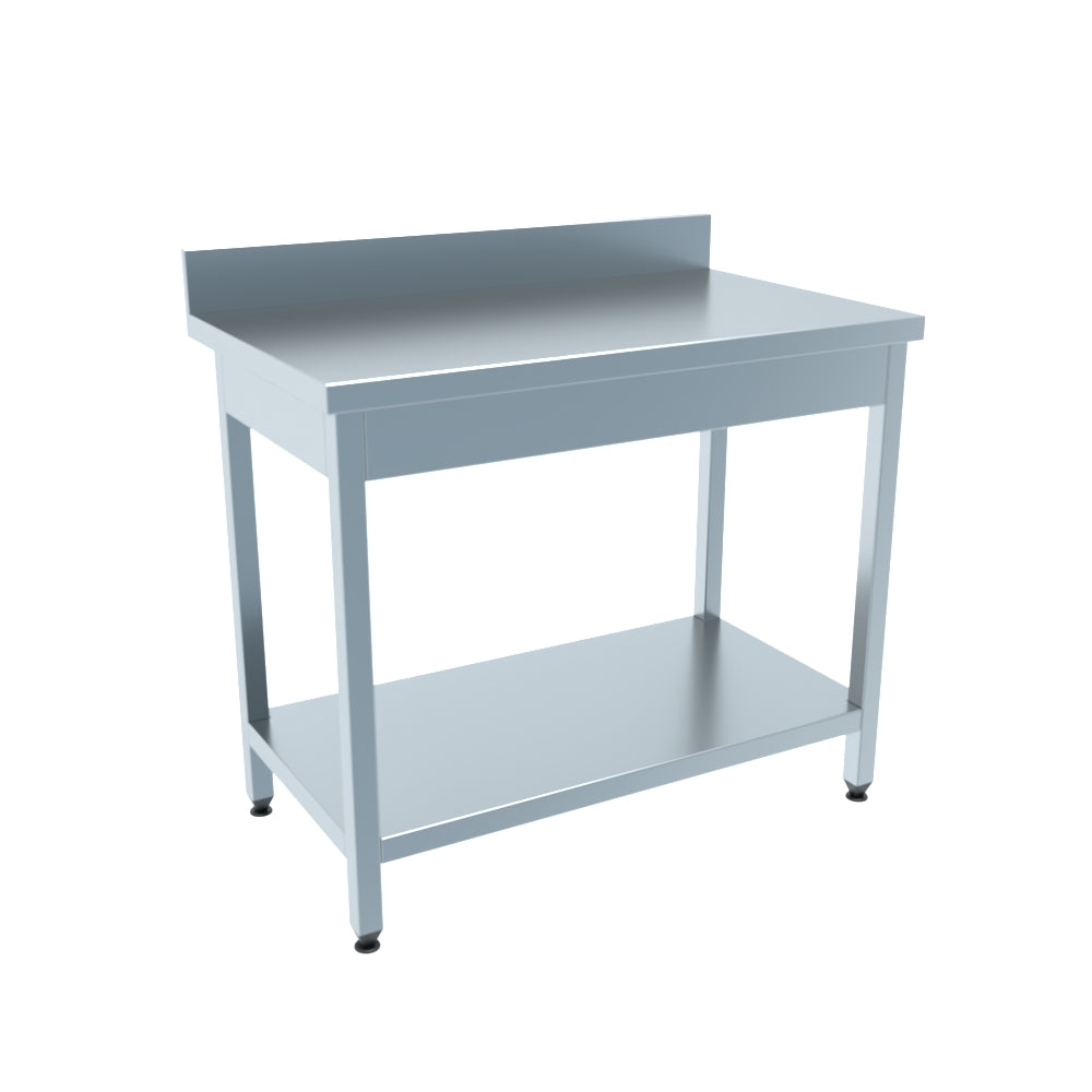 Arbeitstisch Profi 600 / mit Grundboden & Aufkantung B:1000