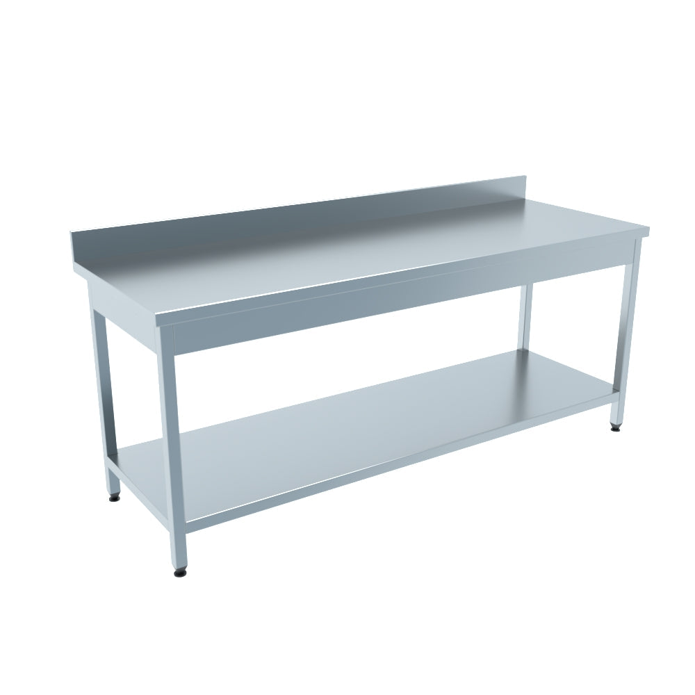 Arbeitstisch Profi 700 / mit Grundboden & Aufkantung B:2000