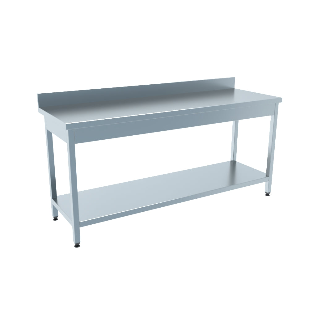 Arbeitstisch Profi 600 / mit Grundboden & Aufkantung B:1800