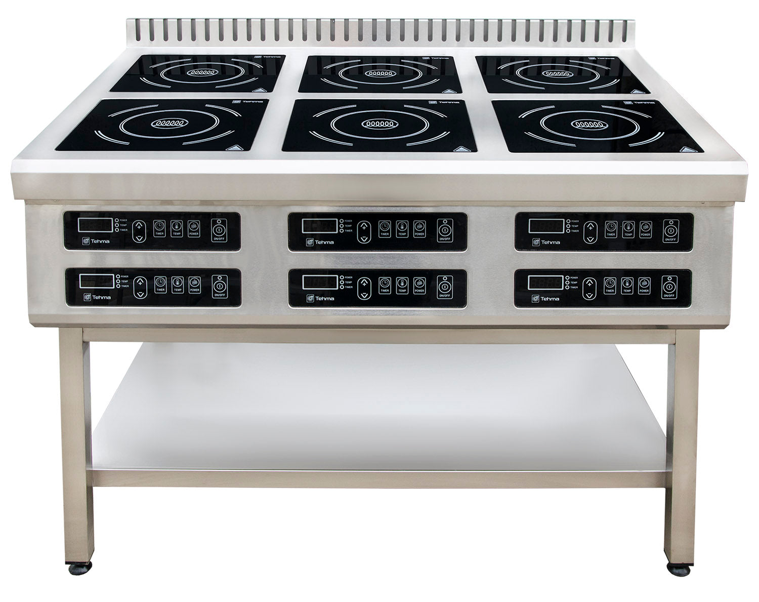 Induktionsherd Tehma 700,  6 Brenner stationär 21KW